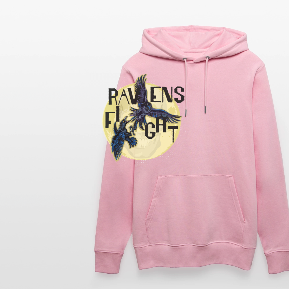 Unisex Hoodie mit RAVENS FIGHT PRINT - Hellrosa