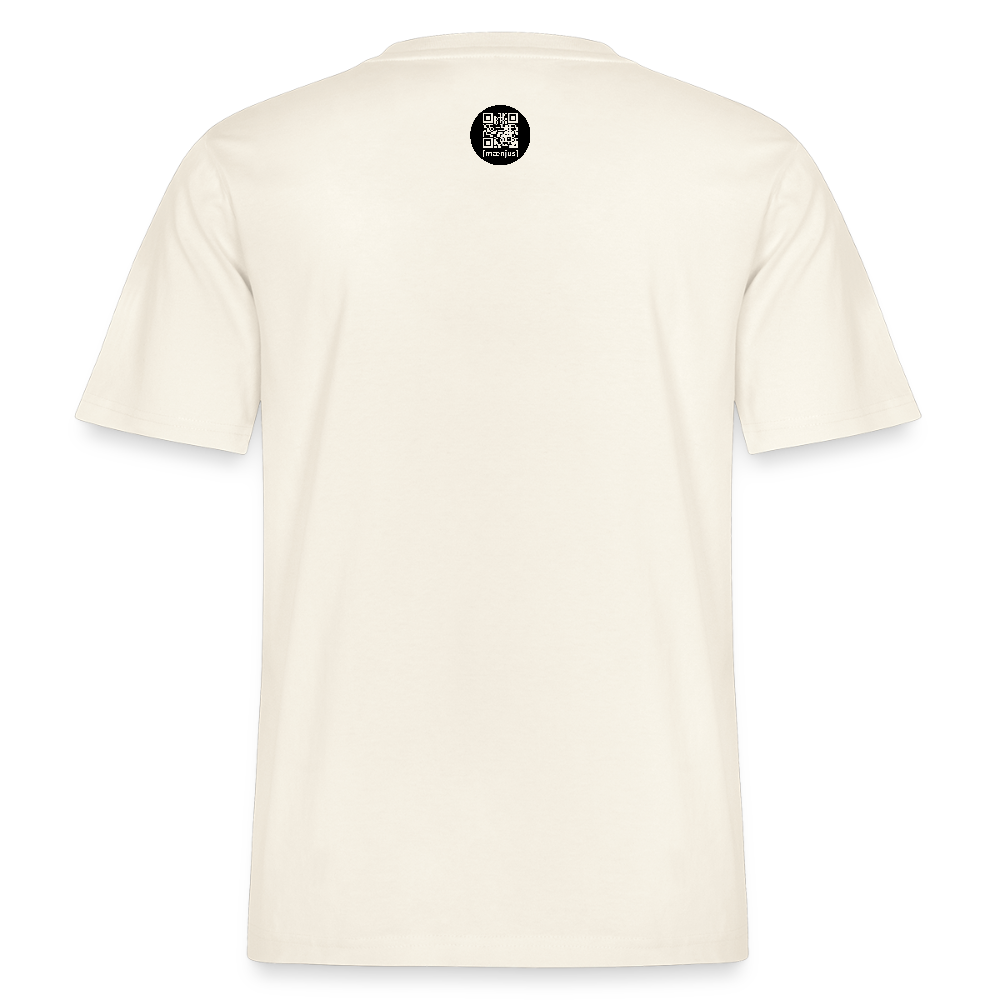 Unisex Bio-T-Shirt mit SANTASKULL FUCKTORY PRINT - Naturweiß