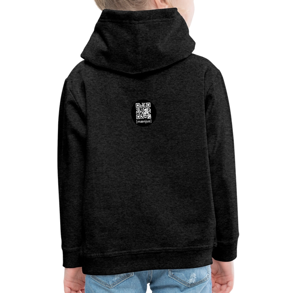 MNJS KIDS Premium Hoodie mit WELCOME TO THE JUNGLE PRINT - Anthrazit