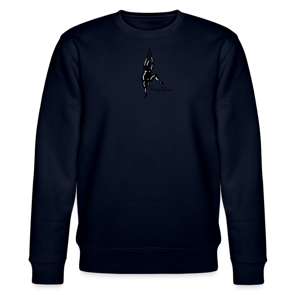 Unisex Bio-Sweatshirt mit TUSCHEMÄNNCHEN PRINT - Navy