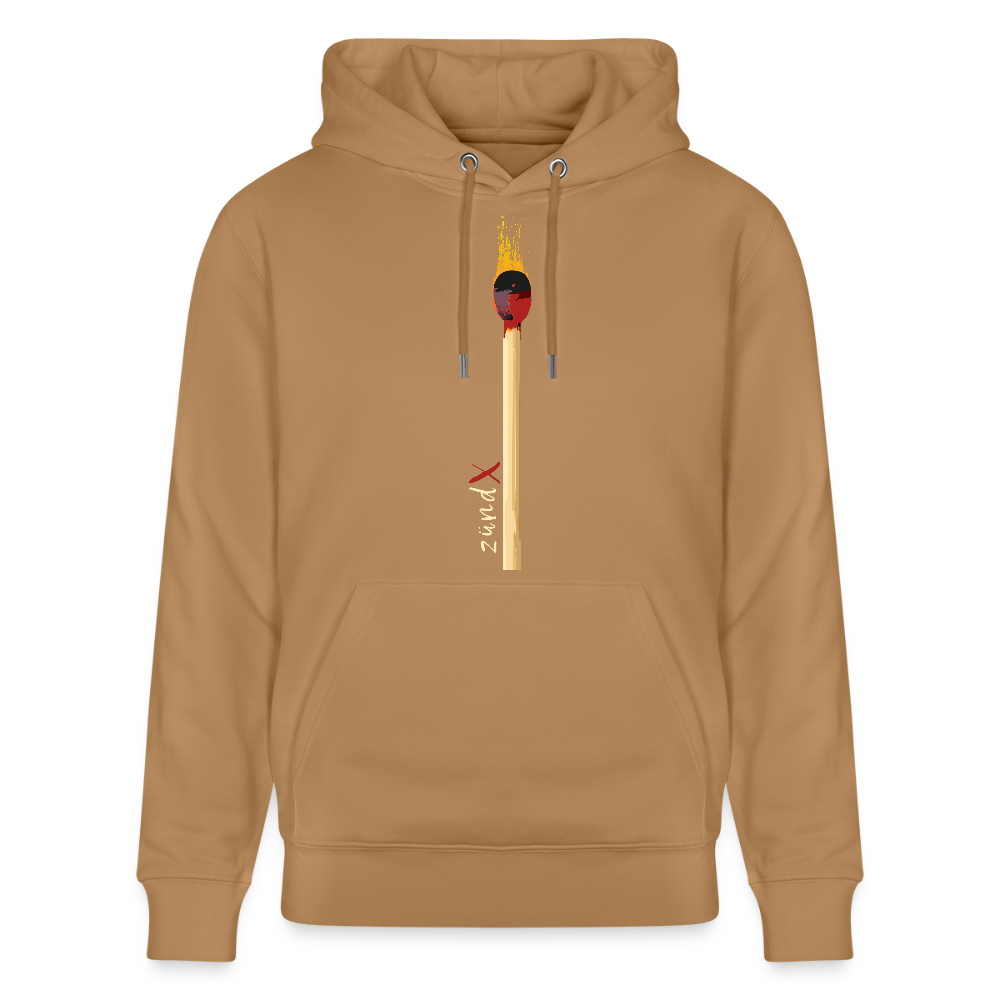 Unisex Hoodie mit zündX PRINT - Karamell