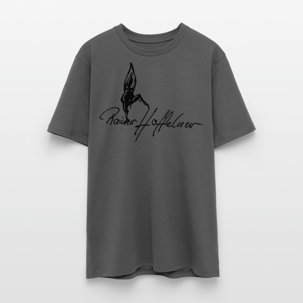 Unisex Bio-T-Shirt mit TUSCHEMÄNNCHEN PRINT - Anthrazit