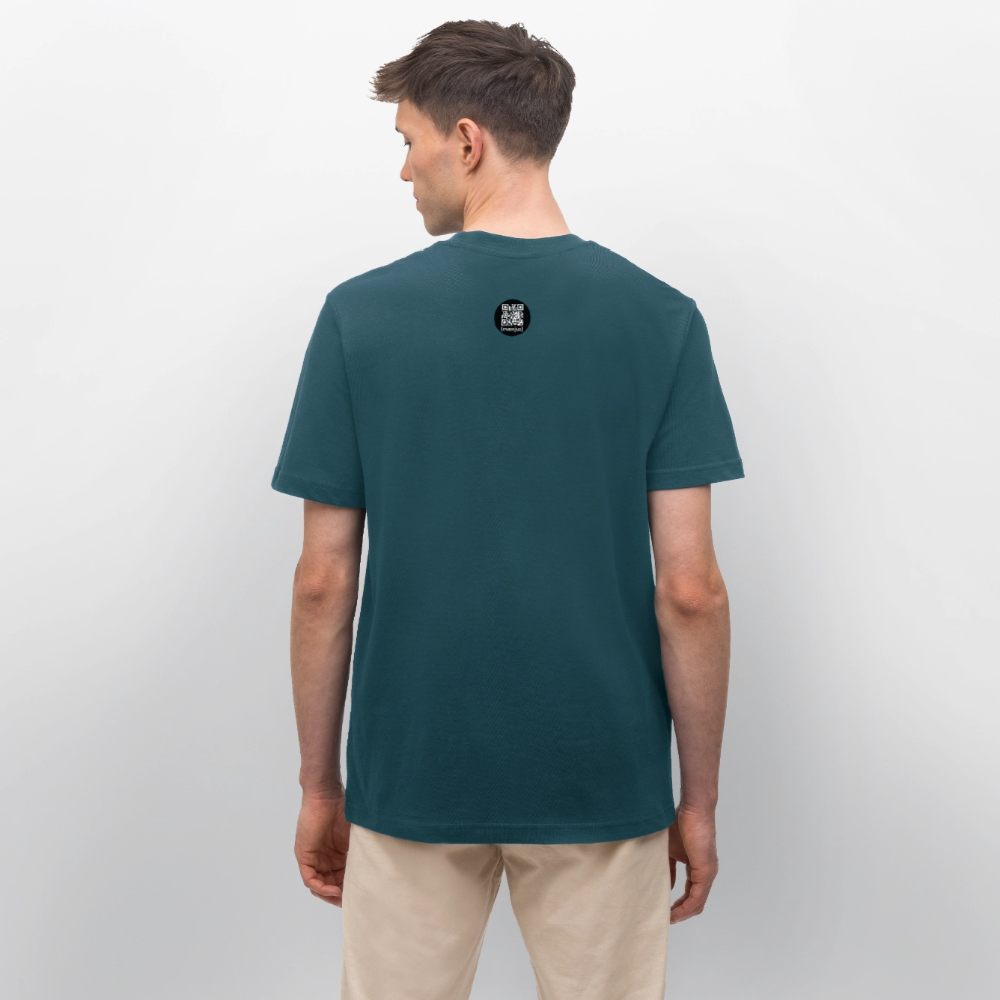 Unisex Bio-T-Shirt mit zündX PRINT - Dunkles Petrol