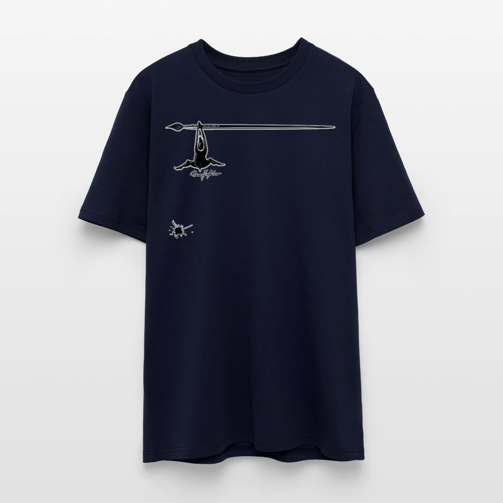 Unisex Bio-T-Shirt mit MÄNNLE PRINT - Navy