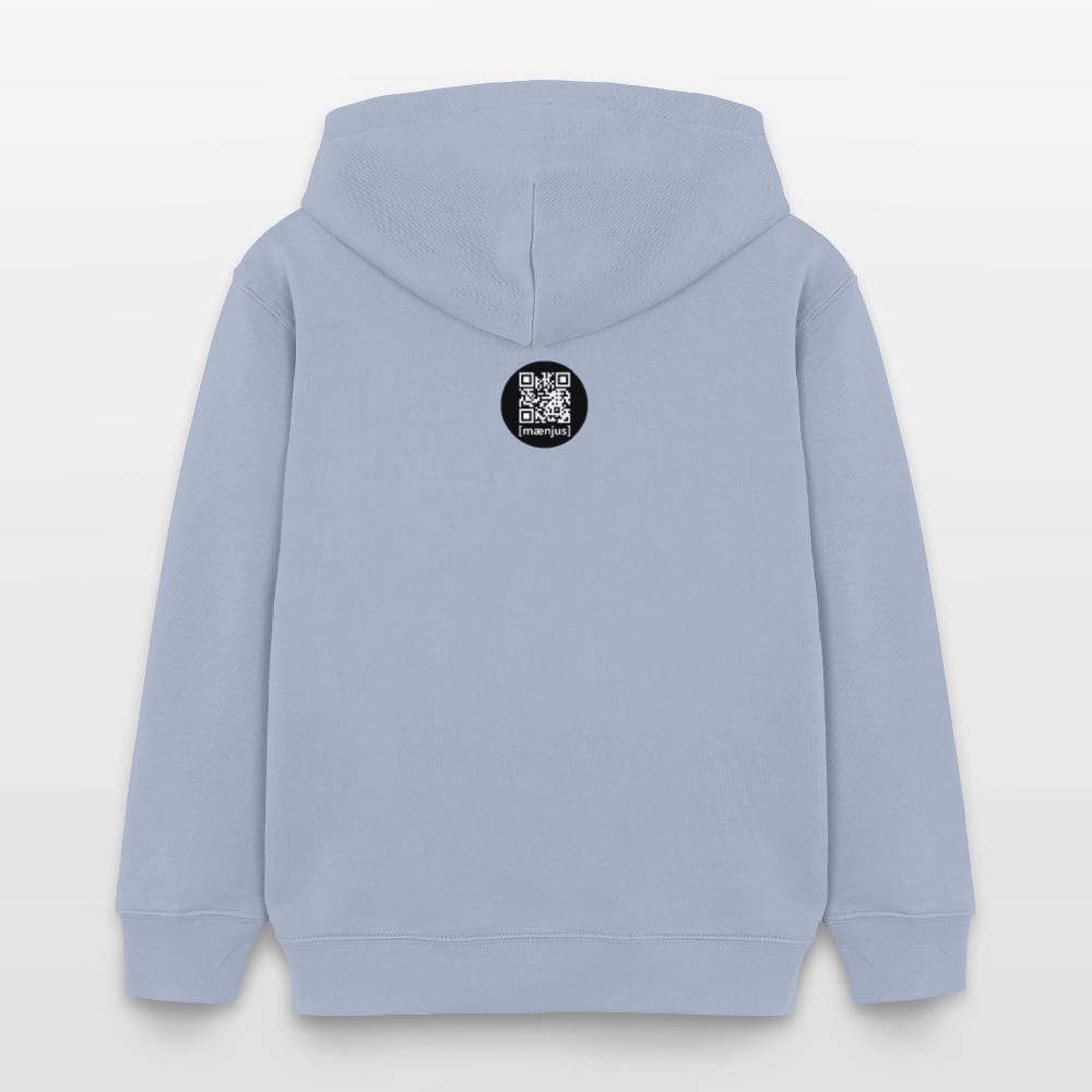 MNJS KIDS Bio-Hoodie mit ZWITSCHERGÄNG PRINT - Lavendel-Violett