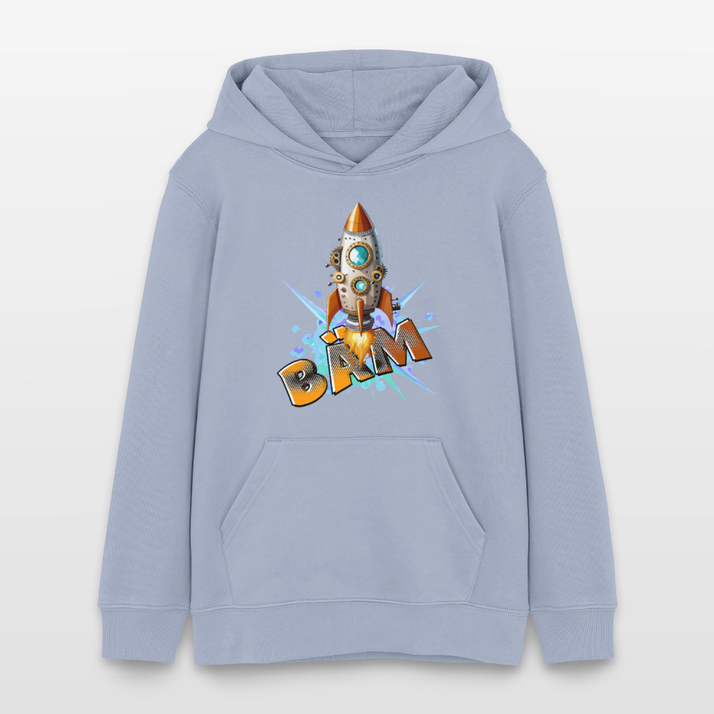 MNJS TEENS Bio-Hoodie mit BÄM PRINT - Lavendel-Violett