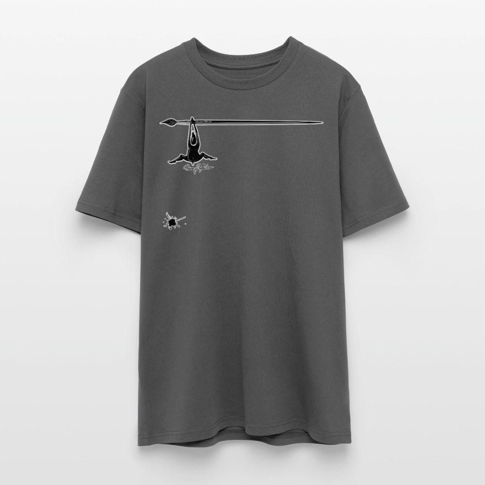 Unisex Bio-T-Shirt mit MÄNNLE PRINT - Anthrazit