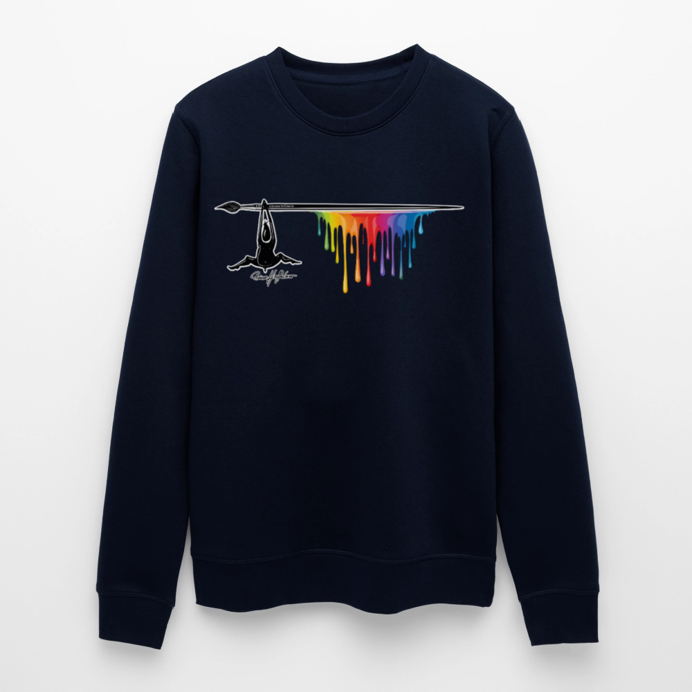 Unisex Bio-Sweatshirt mit MÄNNLE PRINT - Navy