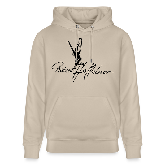 Unisex Bio-Hoodie mit TUSCHEWEIBCHEN PRINT - Beige