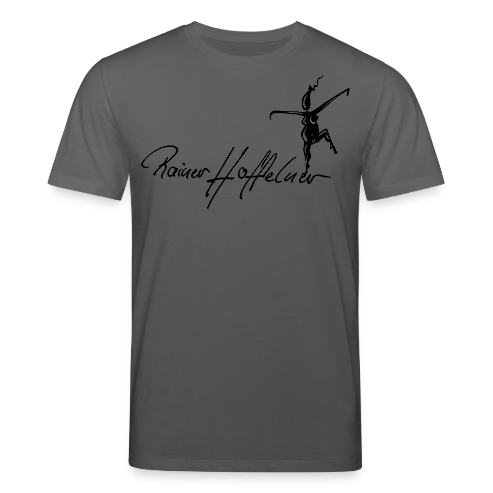 Unisex Bio-T-Shirt mit TUSCHEWEIBCHEN PRINT - Anthrazit