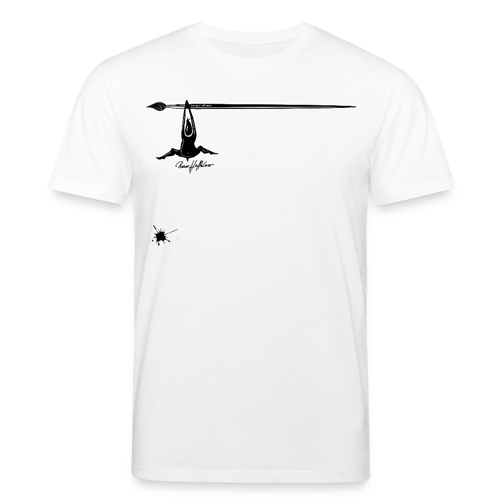 Unisex Bio-T-Shirt mit MÄNNLE PRINT - Weiß