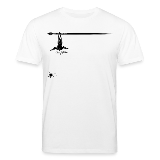 Unisex Bio-T-Shirt mit MÄNNLE PRINT - Weiß