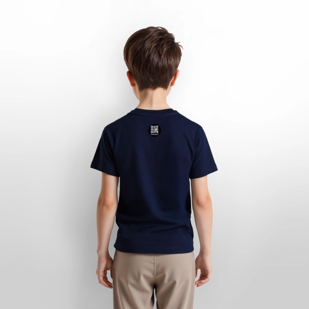 MNJS KIDS T-Shirt mit WELCOME TO THE JUNGLE PRINT - Navy