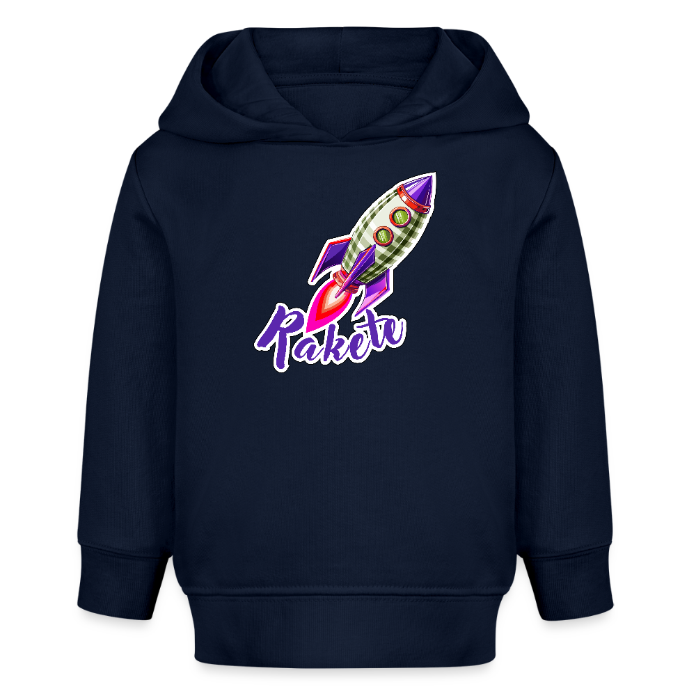 MNJS KIDS Bio Hoodie mit RAKETE PRINT - Navy
