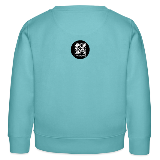 MNJS KIDS Mini Changer Bio Sweatshirt mit CAMAELEON PRINT - Pastelltürkis