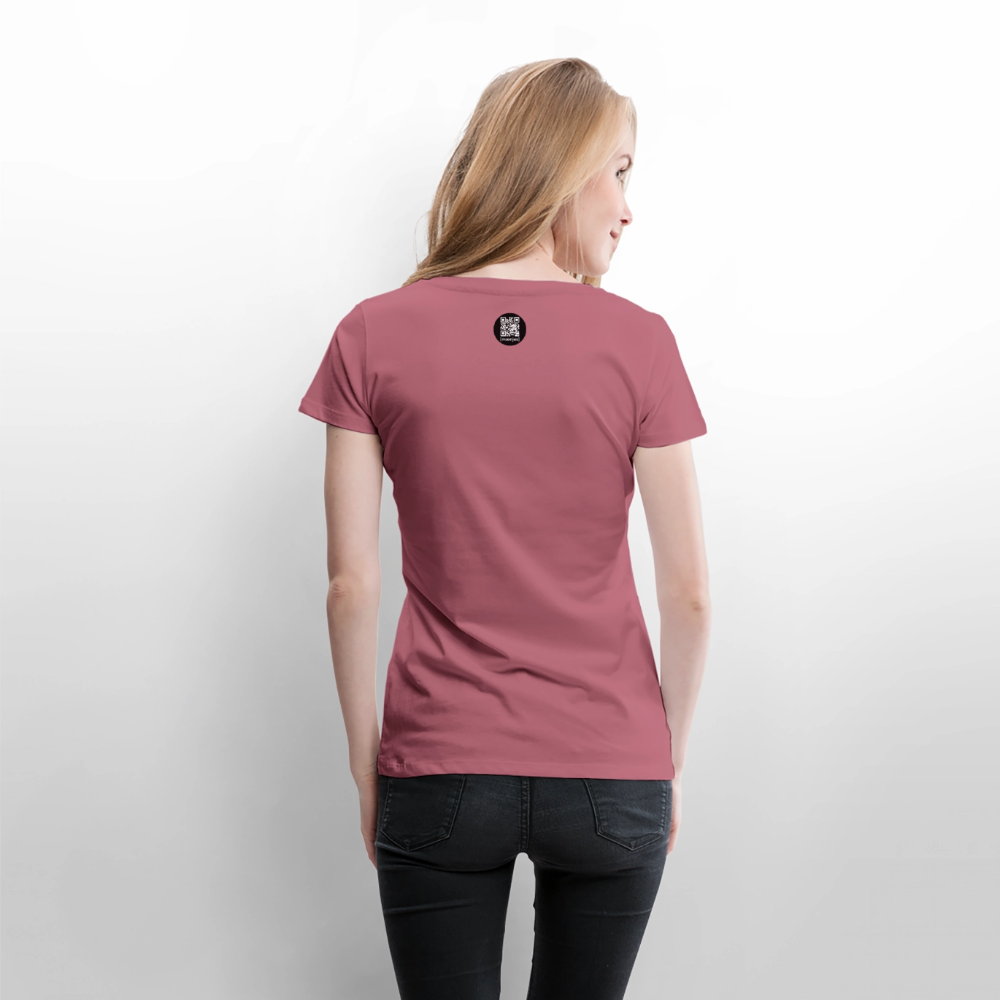 Frauen Premium T-Shirt mit OKTOBERFEST SKULL GIRL PRINT - Mauve