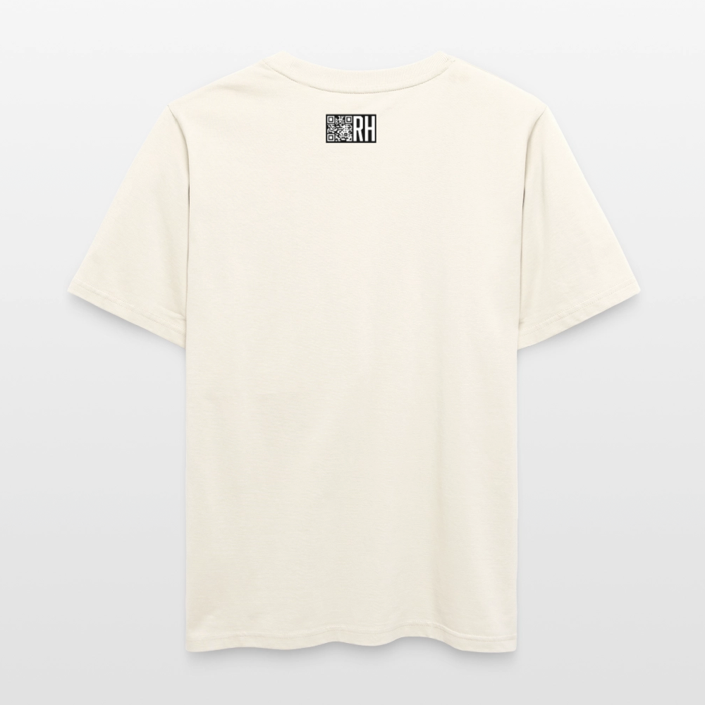 Unisex Bio-T-Shirt mit TUSCHEWEIBCHEN PRINT - Naturweiß