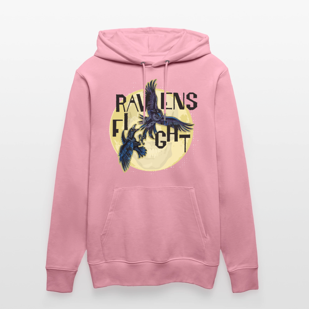 Unisex Hoodie mit RAVENS FIGHT PRINT - Lila Traum