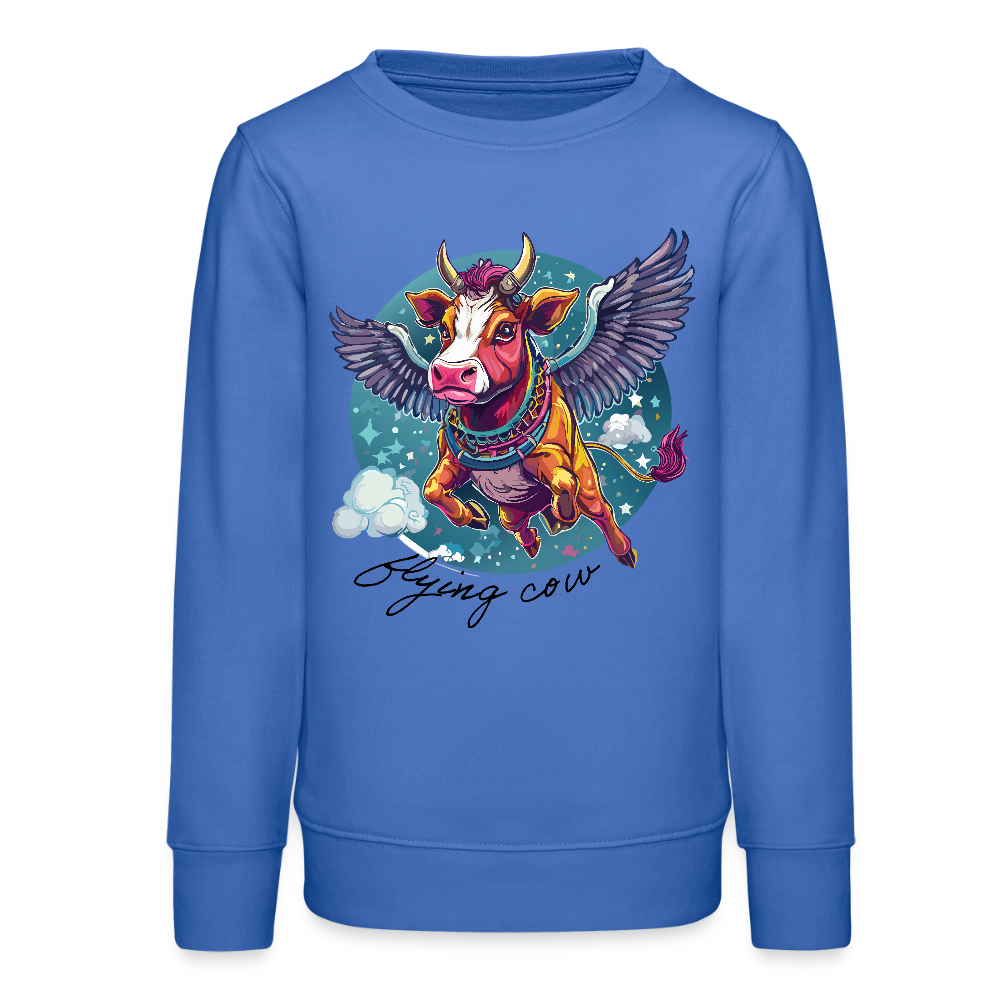 MNJS TEENS Bio Sweatshirt mit FLYING COW PRINT - carolina Blue