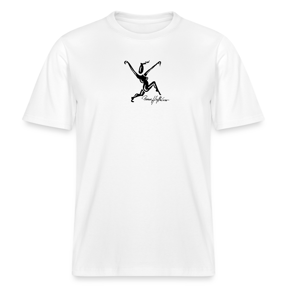 Unisex Bio-T-Shirt mit TUSCHEWEIBCHEN PRINT - Weiß