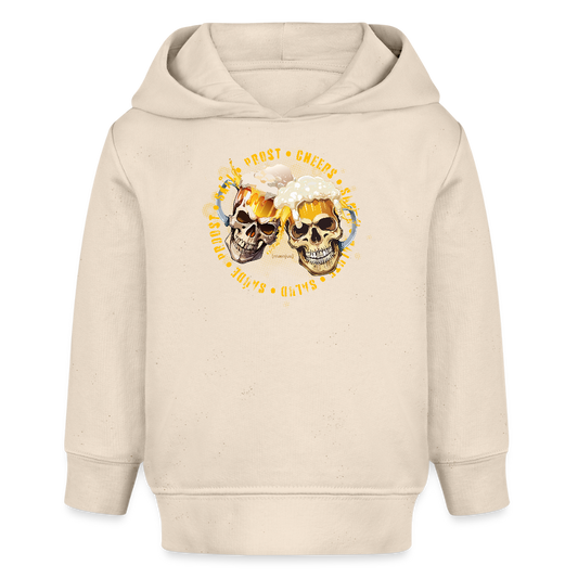 MNJS KIDS Bio Hoodie mit OKTOBERFEST EDITION BOYS PRINT - Weißgrau