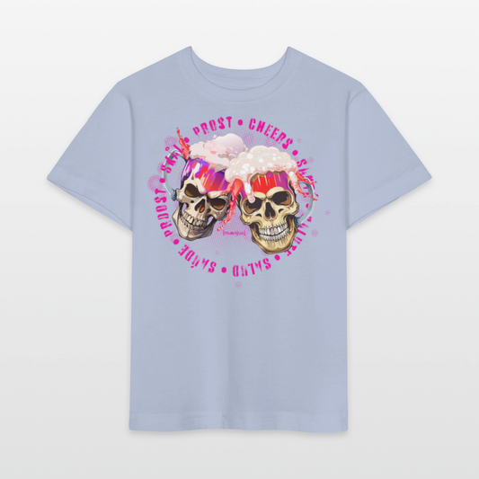 MNJS KIDS Bio T-Shirt mit OKOTBERFEST EDITION GIRLS PRINT - Lavendel-Violett