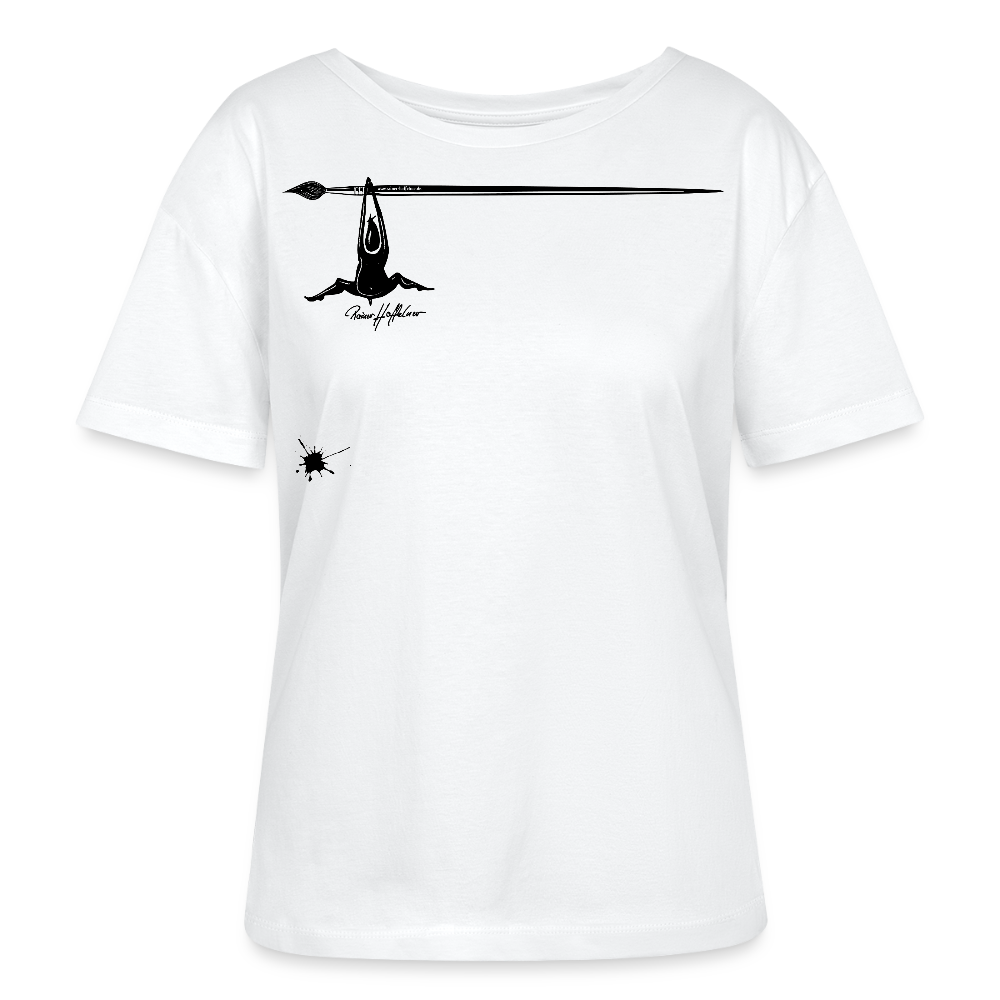 Frauen T-Shirt mit MÄNNLE PRINT - Weiß