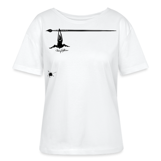 Frauen T-Shirt mit MÄNNLE PRINT - Weiß