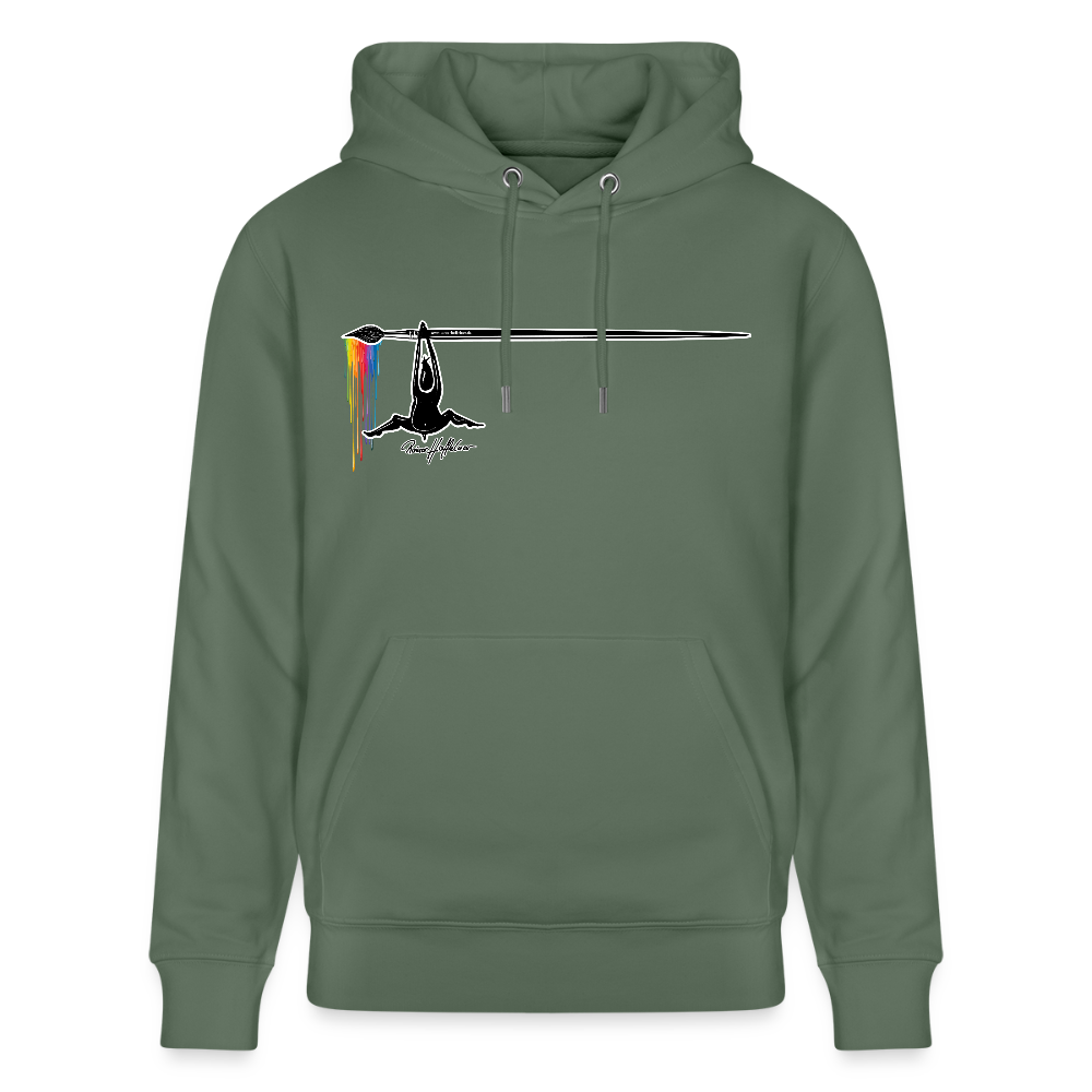Unisex Hoodie mit TUSCHEMÄNNCHEN PRINT - Tanngrün