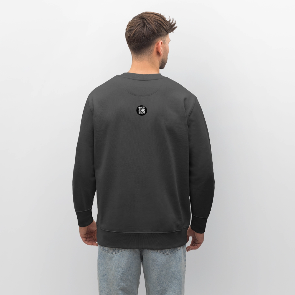 Unisex Bio-Sweatshirt mit MNJS CREW no limits PRINT - Anthrazit