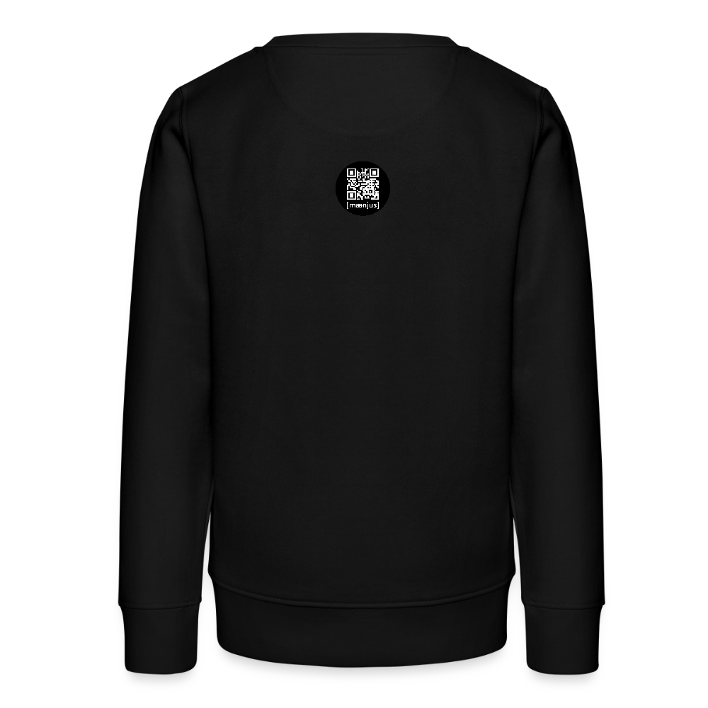 MNJS TEENS Bio Sweatshirt mit BÄM PRINT - Schwarz