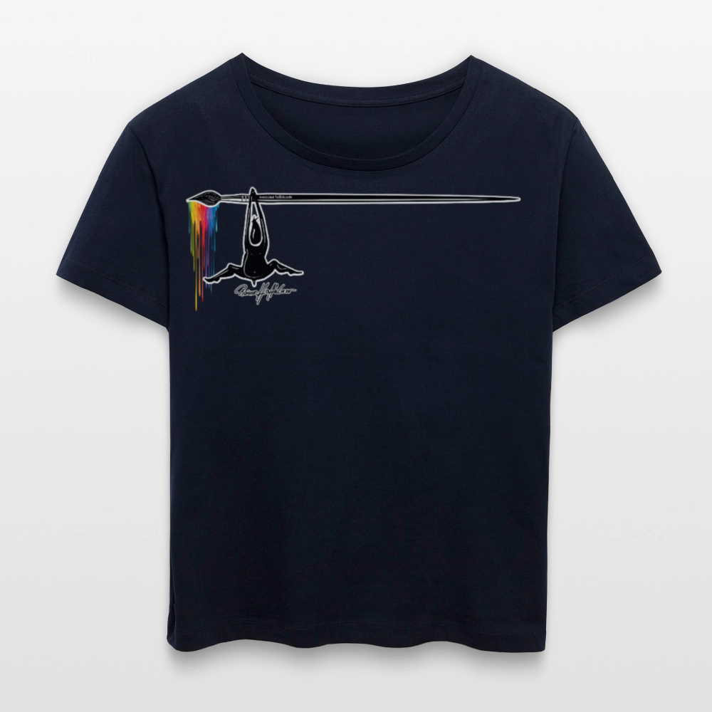 Frauen T-Shirt mit MÄNNLE PRINT - Navy
