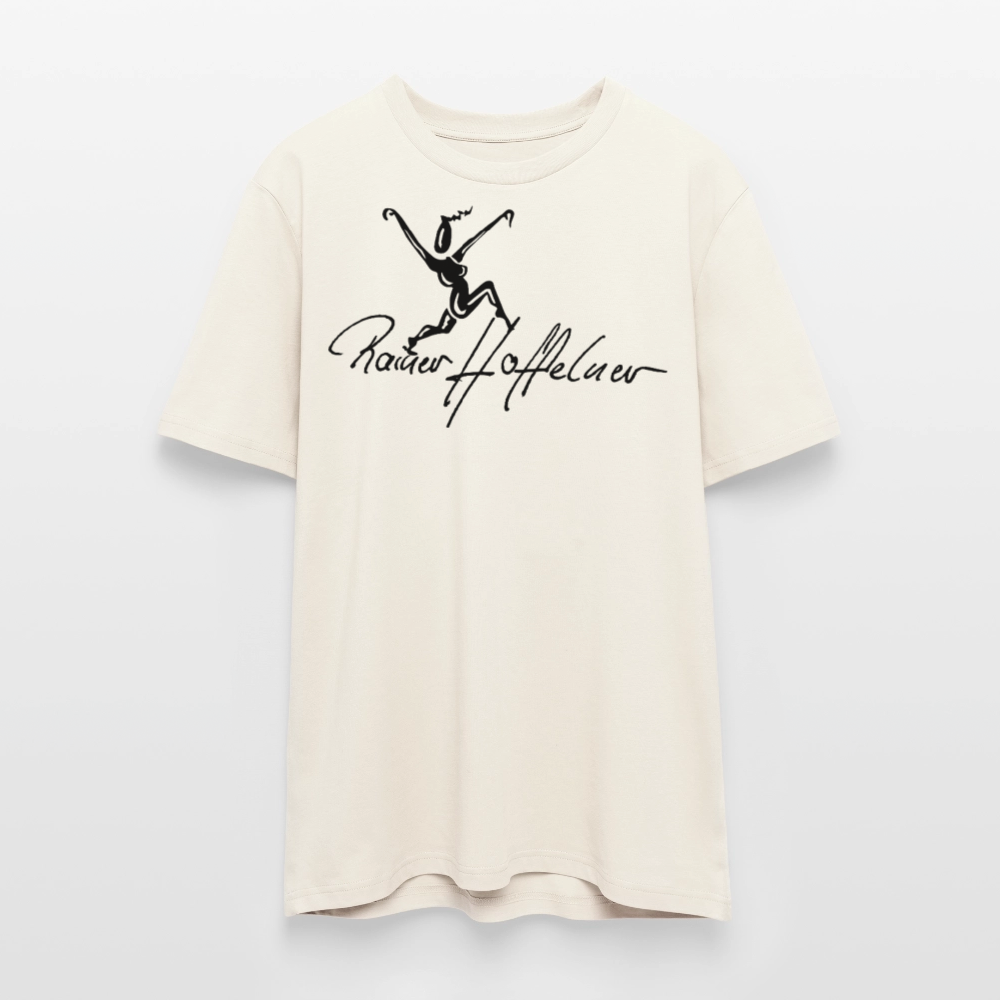 Unisex Bio-T-Shirt mit TUSCHEWEIBCHEN PRINT - Naturweiß