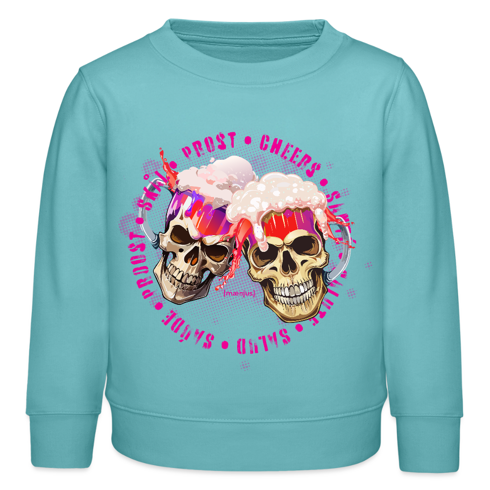 MNJS KIDS Mini Changer Bio Sweatshirt mit OKTOBERFEST EDITION PRINT - Pastelltürkis