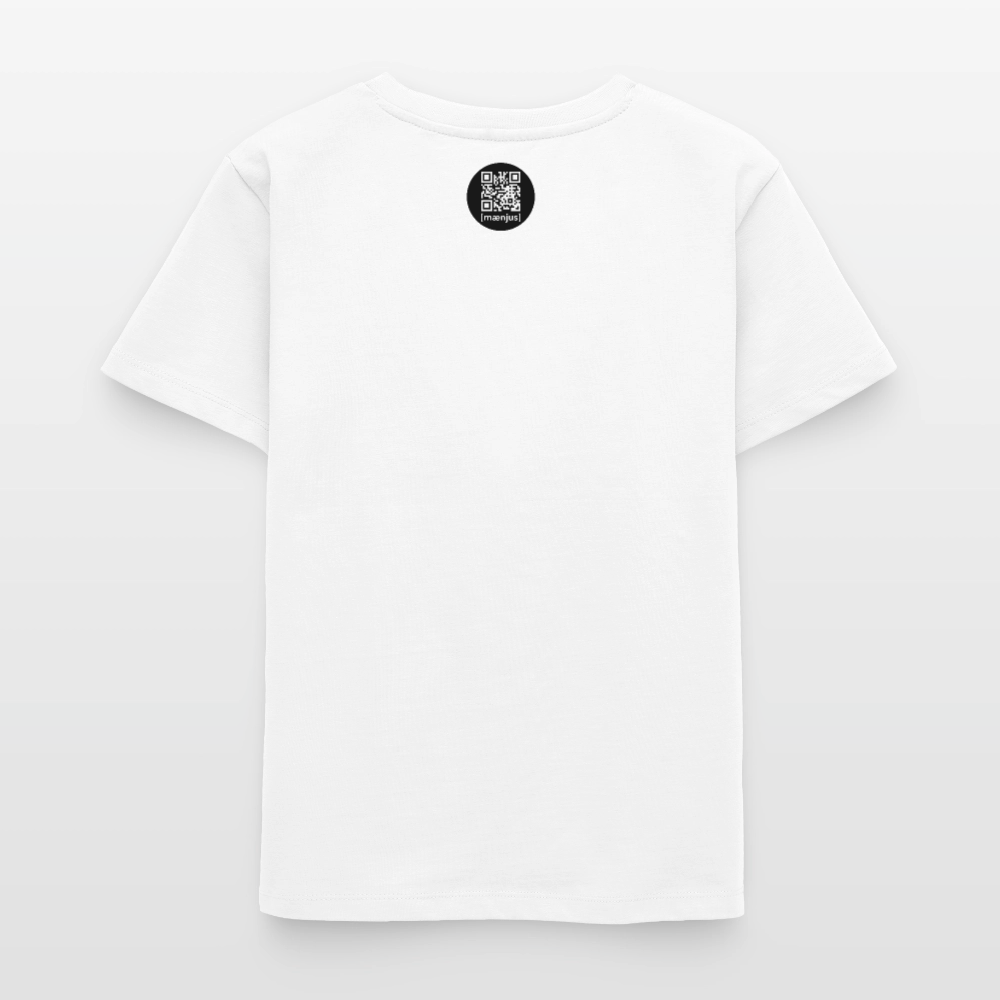 MNJS TEENS Bio T-Shirt mit MONKEY PRINT - Weiß