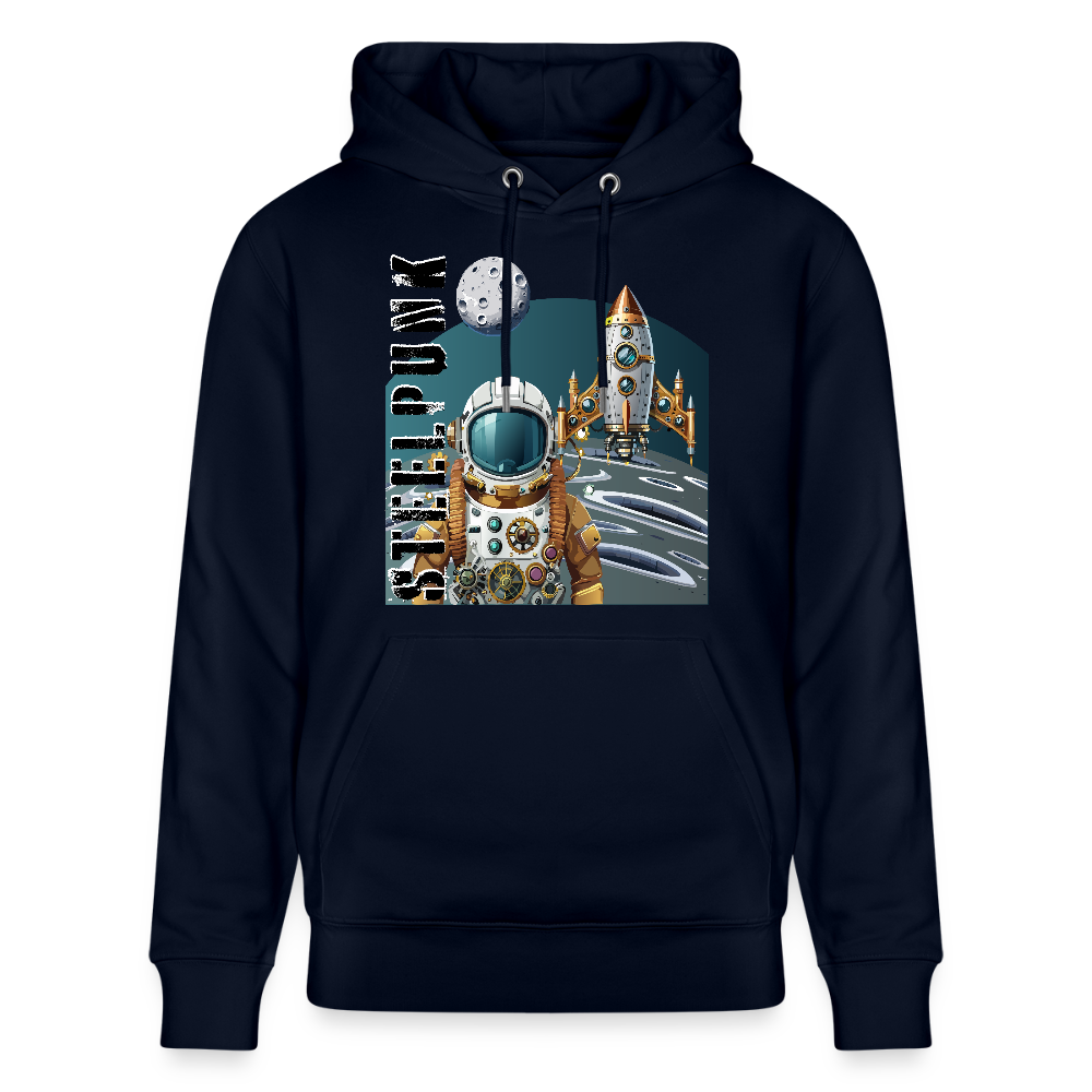Unisex Hoodie mit STEELPUNK PRINT - Navy