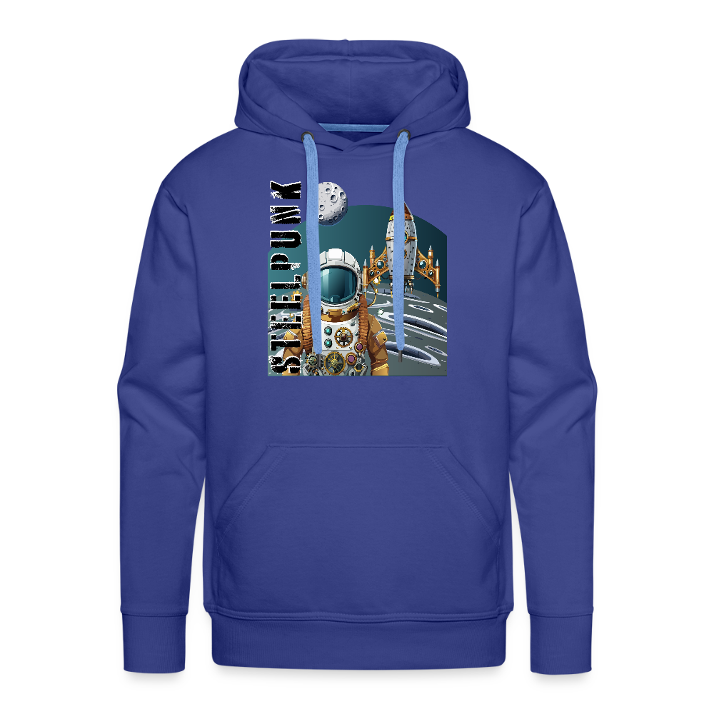Männer Premium Hoodie mit STEELPUNK PRINT - Königsblau