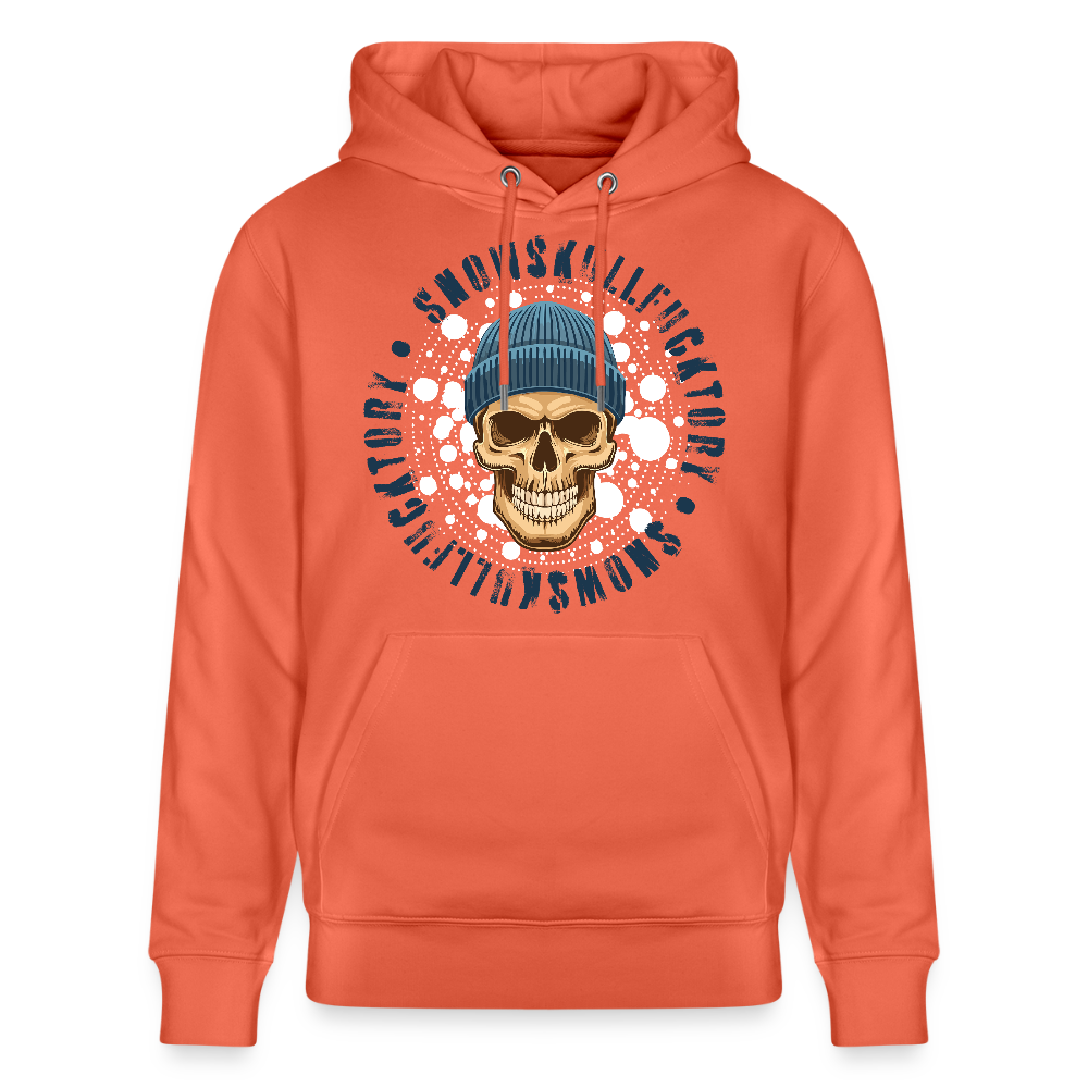 Unisex Hoodie mit SNOWSKULL PRINT - Hellrot