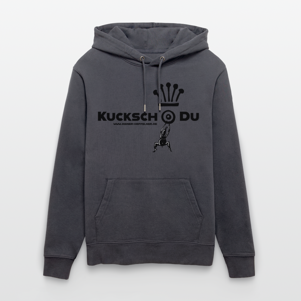 Unisex Hoodie mit KUCKSCH DU PRINT - Indigoblau