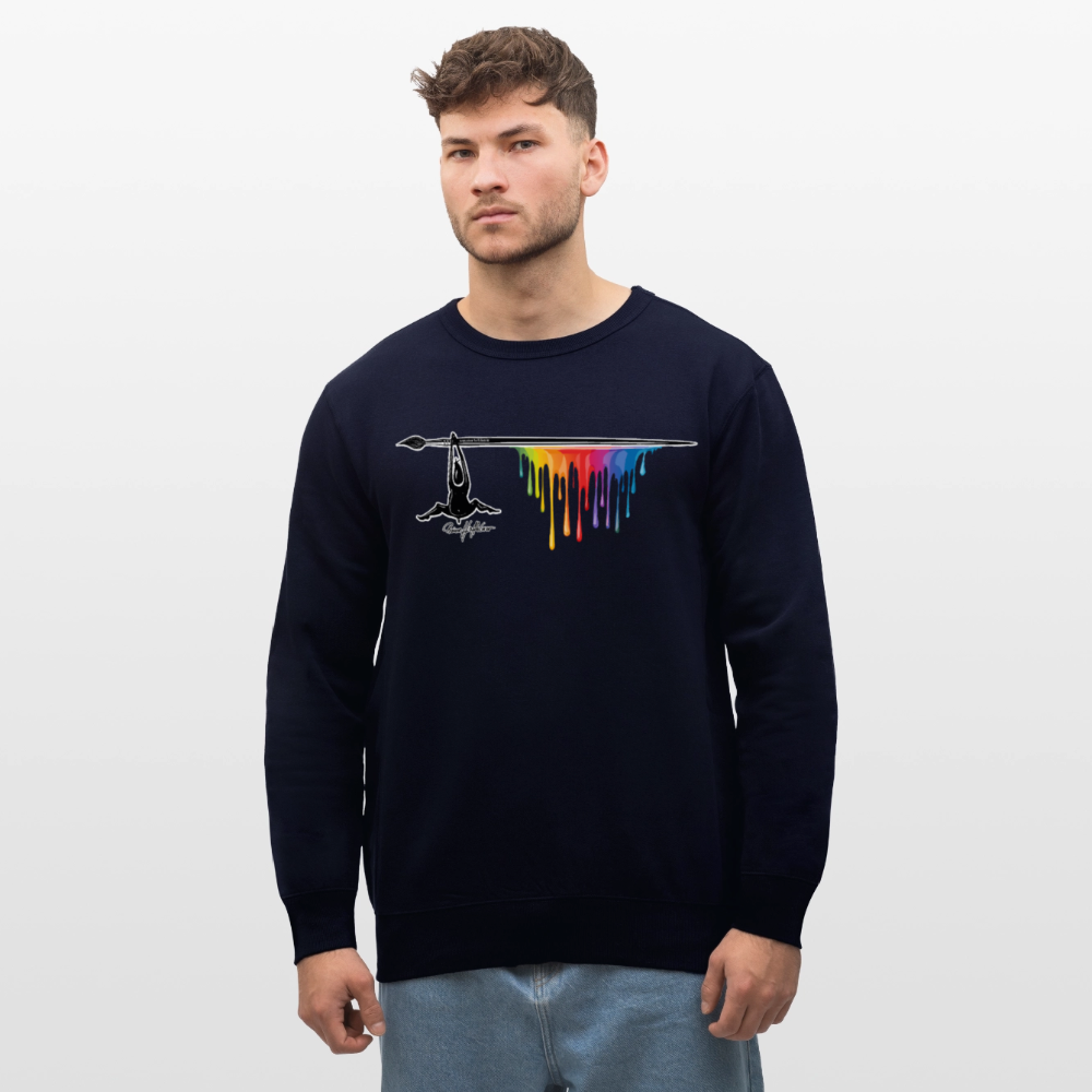 Unisex Bio-Sweatshirt mit MÄNNLE PRINT - Navy