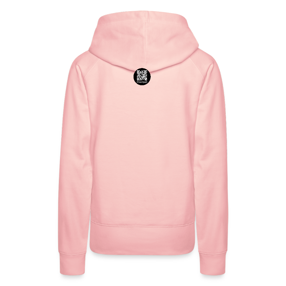 Frauen Premium Hoodie mit RAKETE PRINT - Kristallrosa