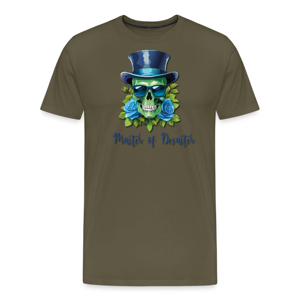 Männer Premium T-Shirt mit MASTER OF DESASTER PRINT - Khaki