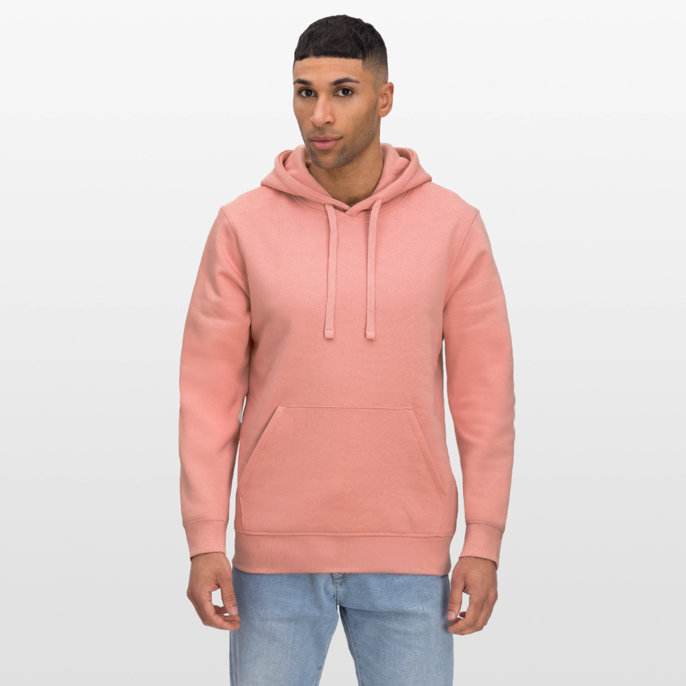 Unisex Bio-Hoodie mit DELICATEZZA SARDINE PRINT Rückseite - Altrosa