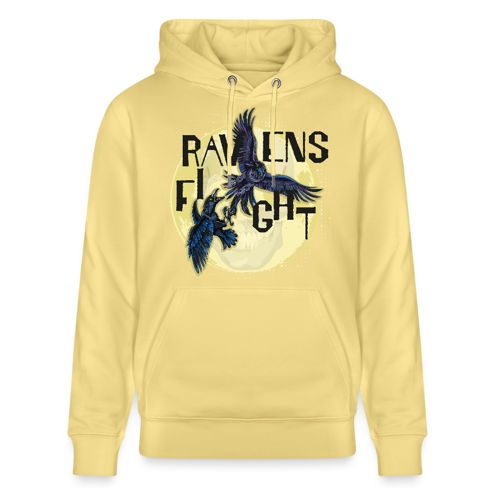 Unisex Hoodie mit RAVENS FIGHT PRINT - Gelb Viva
