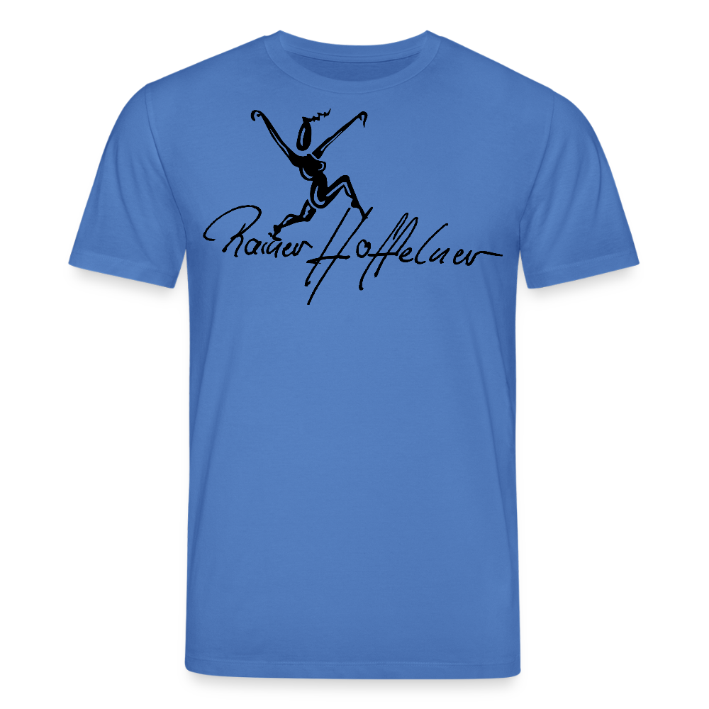 Unisex Bio-T-Shirt mit TUSCHEWEIBCHEN PRINT - Achtsames Blau