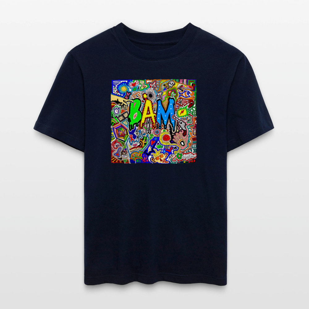 Unisex Bio-T-Shirt mit BÄM PRINT - Navy