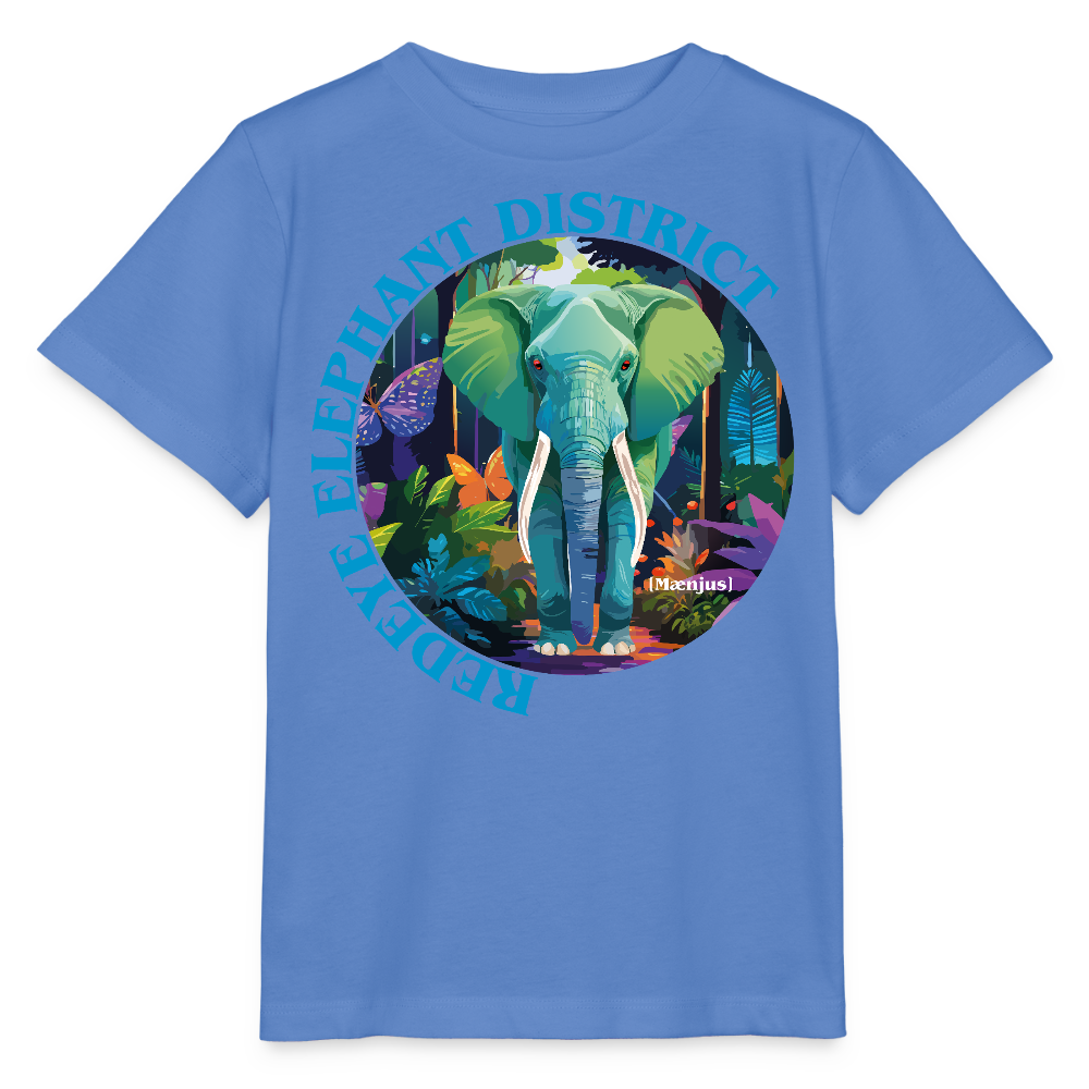 MNJS KIDS T-Shirt mit REDEYE ELEPHANT DISTRICT PRINT - Blau