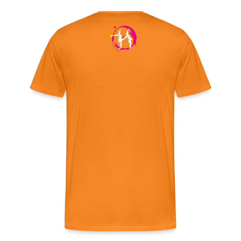 Männer Premium T-Shirt mit ES ESKALIERT EH PRINT - Orange
