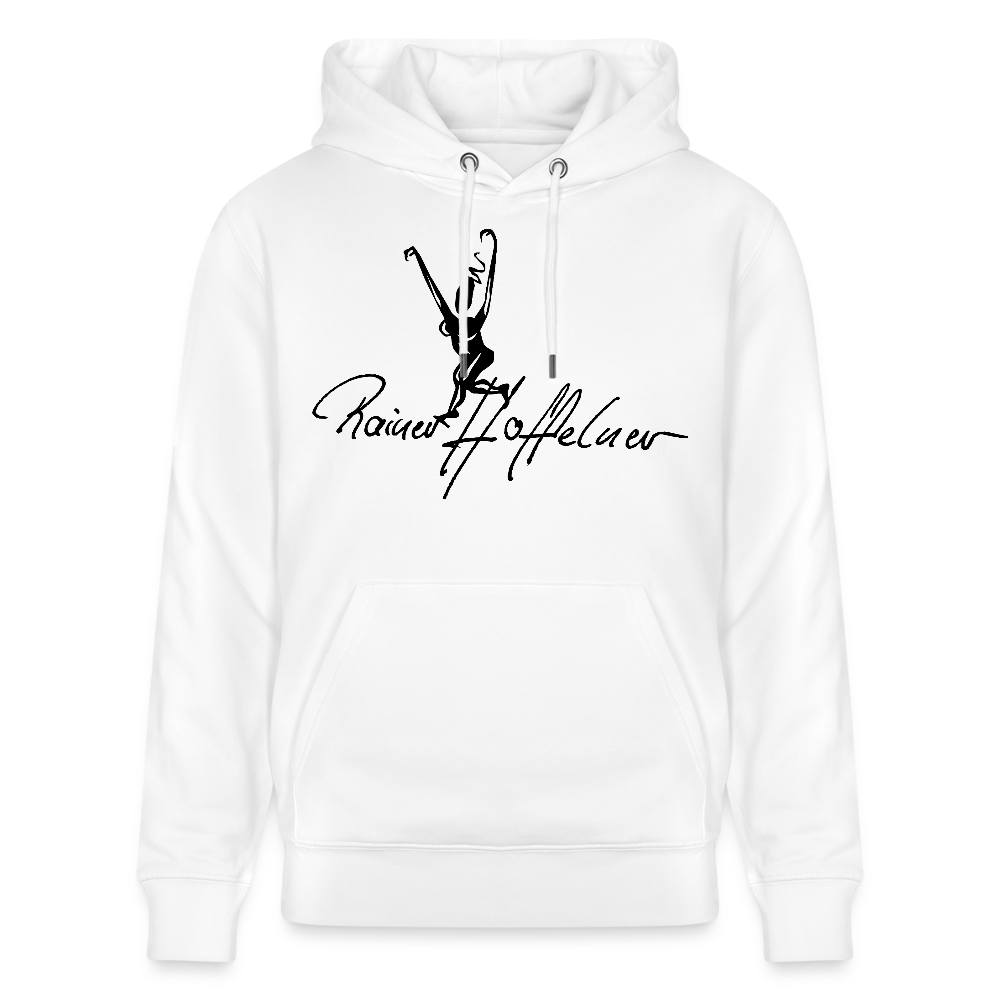 Unisex Bio-Hoodie mit TUSCHEWEIBCHEN PRINT - Weiß