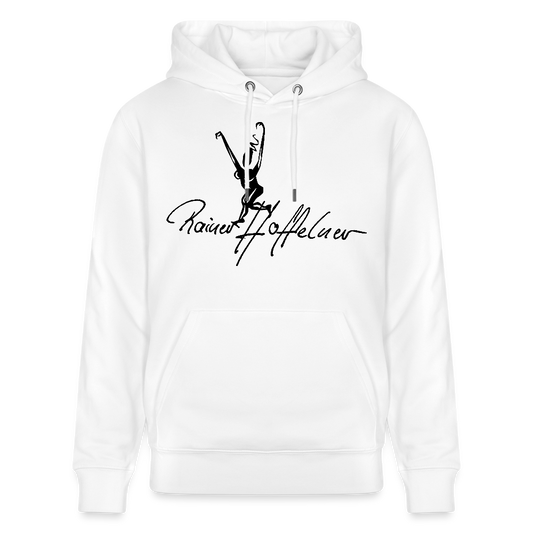 Unisex Bio-Hoodie mit TUSCHEWEIBCHEN PRINT - Weiß